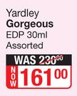 Yardley Gorgeous EDP Assorted-30ml