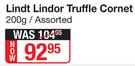 Lindt Lindor Truffle Cornet Assorted-200g