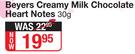 Beyers Creamy Milk Chocolate Heart Notes-30g