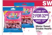 Mister Sweet Double Hearts-125g