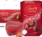 Lindt Lindor Milk Heart Heart Tin-50g