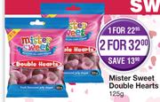 Mister Sweet Double Hearts-For 2 x 125g