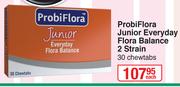 ProbiFlora Junior Everyday Flora Balance 2 Strain 30 Chewtabs-Each