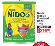 Nestle Nido 3+ Powdered Drink-1.8Kg