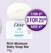 Baby Dove Rich Moisture Baby Soap Bar-75g