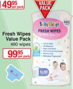 Baby Things Fresh Wipes Value Pack (480 Wipes)-Per Pack