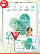 Pampers Pure Protection Nappies Value Pack-Per Pack
