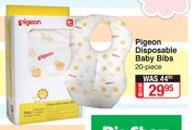 Pigeon Disposable Baby Bibs (20 Piece)