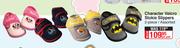 Character Velcro Stokie Slippers (2 Piece Assorted)-Per Pair