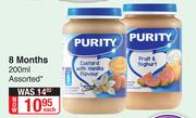 Purity 8 Months Assorted-200ml Each