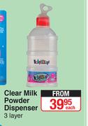 Baby Things Clear Milk Powder Dispenser (3 Layer)-Each