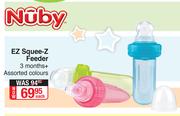Nuby EZ Squee-Z Feeder 3 Months+ (Assorted Colours)-Each