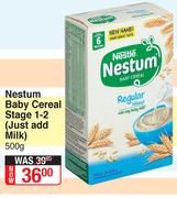 Nestle Nestum Baby Cereal Stage 1-2(Just Add Milk)-500g