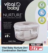 Vital Baby Nurture 2 In 1 Combination Steriliser