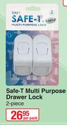Baby Things Safe-T Multi Purpose Drawer Lock 2 Piece-Per Pack