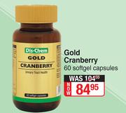 Dis-Chem Gold Cranberry 60 Softgel Capsules