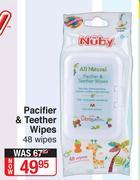 Nuby Pacifier & Teether Wipes 48 Wipes