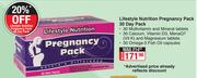 Lifestyle Nutrition Pregnancy Pack 30 Day Pack