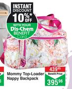 Mommy Top Loader Nappy Backpack