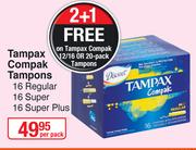 Tampax Compak Tampons-Per Pack