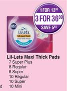 Lil-Lets Maxi Thick Pads-For 3