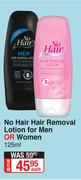 No Hair Hair Removal Lotion For Men Or Women-125ml Each