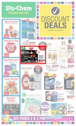 Dis-Chem : Discount Deals (19 March - 18 April 2021), page 1