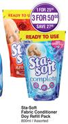 Sta Soft Fabric Conditioner Daily Refill Pack-800ml