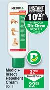 Medic+ Insect Repellent Cream-60ml
