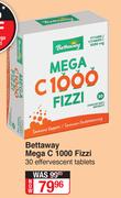 Bettaway Mega C 1000 Fizzi-30 Effervescent Tablets