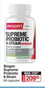 Biogen Supreme Probiotic 9 Strain-60 Capsules