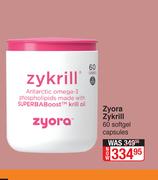 Zyora Zykrill-60 Softgel Capsules