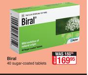 Biral-40 Sugar Coated Tablets