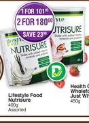 Lifestyle Food Nutrisure Assorted-2 x 400g