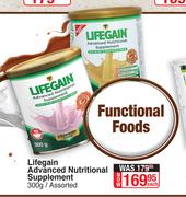 Lifegain Advanced Nutritional Supplement Assorted-300g Each