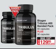 Biogen Tribulus 400 Banded Pack 90 Capsules Plus 30 Capsules-Per Pack