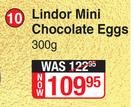Lindt Lindor Mini Chocolate Eggs-300g