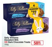 Sally Williams Decadent Milk Or Chocolate Treats-102g Each