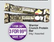 Warrior Crunch Protein Bar Assorted-64g