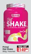 Primal Diet Shake Assorted-900g 