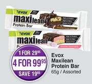 Evox Maxilean Protein Bar Assorted-65g