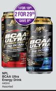 NPL BCAA Ultra Energy Drink Assorted-For 2 x 440ml
