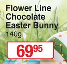 Flower Line Chocolate Easter Bunny-140g