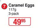 Cadbury Caramel Eggs 117g-3's Pack Per Pack