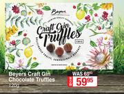 Beyers Craft Gin Chocolate Truffles-120g