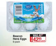 Beacon Hens Eggs-6's Per Pack