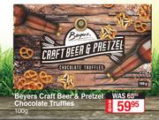 Beyers Craft Beer & Pretzel Chocolate Truffles-100g