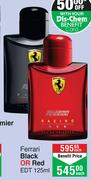 Ferrari Black Or Red EDT-125ml Each