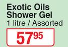Nature's Nourishment Exotic Oils Shower Gel Assorted-1 Litre