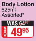 Vaseline Body Lotion Assorted-625ml